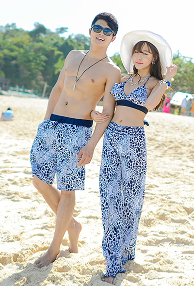 ชุดไปทะเลคู่ ชุดไปทะเลคู่