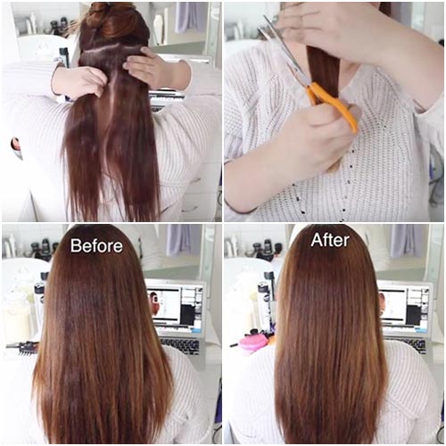 วิธีตัดผมด้วยตัวเอง วิธีตัดผมด้วยตัวเอง