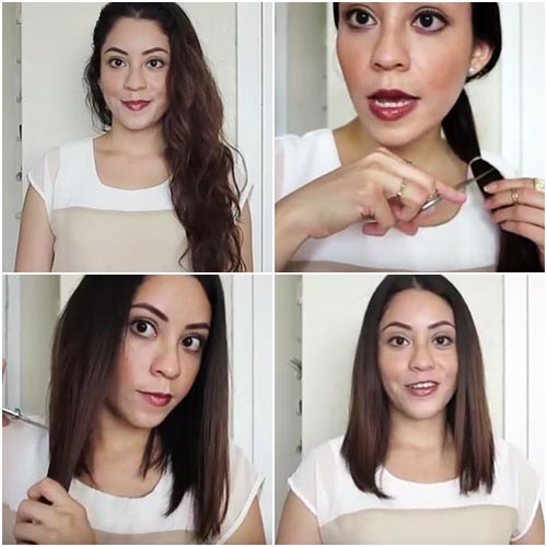 วิธีตัดผมด้วยตัวเอง วิธีตัดผมด้วยตัวเอง