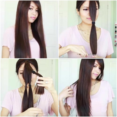 วิธีตัดผมด้วยตัวเอง วิธีตัดผมด้วยตัวเอง