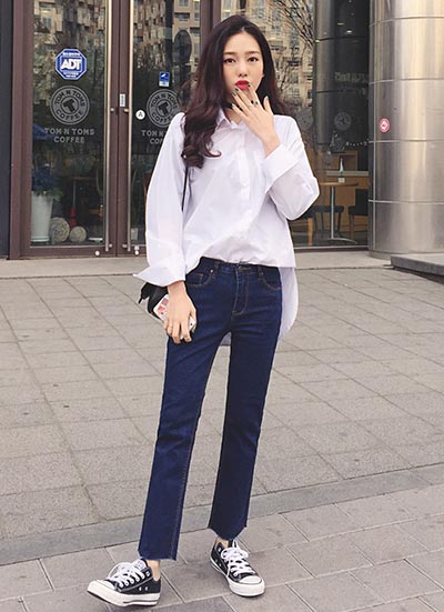 กางเกงยีนส์ขาเต่อ กางเกงยีนส์ขาเต่อ