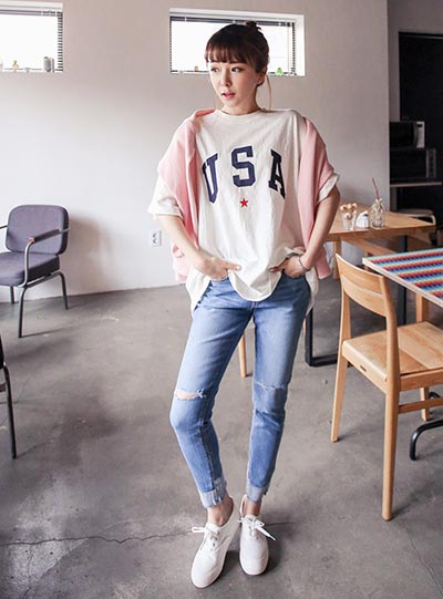 กางเกงยีนส์ขาเต่อ กางเกงยีนส์ขาเต่อ