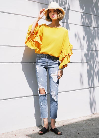 กางเกงยีนส์ขาเต่อ กางเกงยีนส์ขาเต่อ