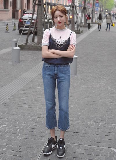 กางเกงยีนส์ขาเต่อ กางเกงยีนส์ขาเต่อ