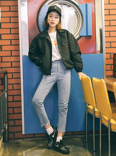 กางเกงยีนส์ขาเต่อ กางเกงยีนส์ขาเต่อ