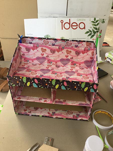 DIY กล่องใส่เครื่องสำอาง DIY กล่องใส่เครื่องสำอาง