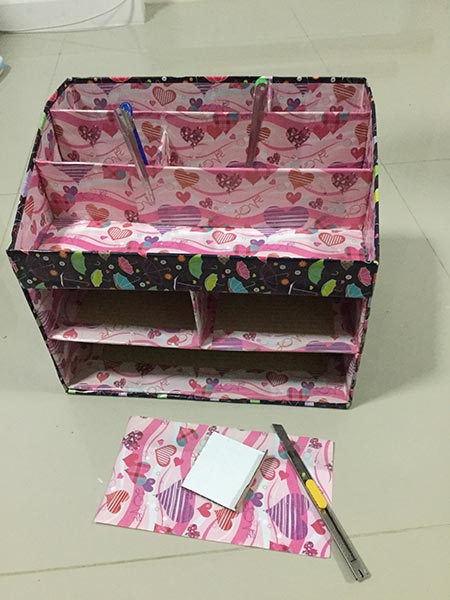 DIY กล่องใส่เครื่องสำอาง DIY กล่องใส่เครื่องสำอาง