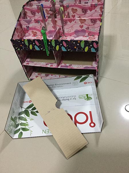 DIY กล่องใส่เครื่องสำอาง DIY กล่องใส่เครื่องสำอาง