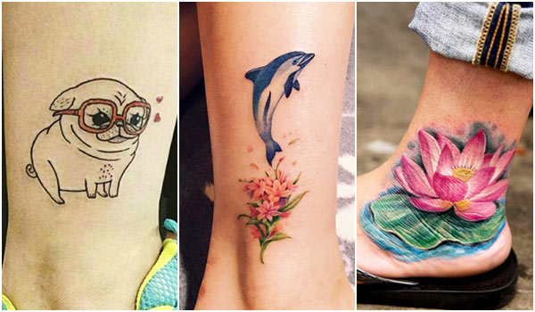 รอยสักข้อเท้าผู้หญิง รอยสักข้อเท้าผู้หญิง