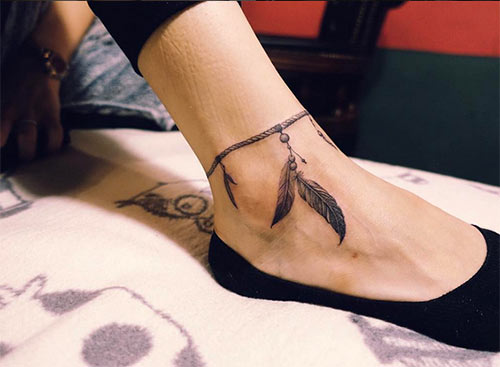 รอยสักข้อเท้าผู้หญิง รอยสักข้อเท้าผู้หญิง