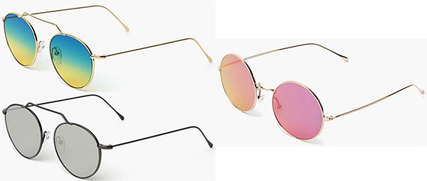 แว่นกันแดดทรงกลม แว่นกันแดดทรงกลม