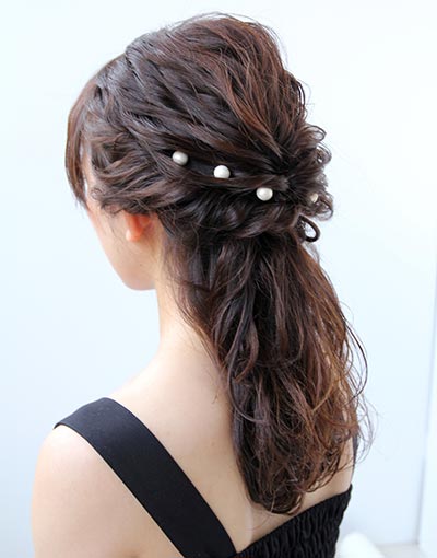 ทรงผมออกงานราตรี ทรงผมออกงานราตรี