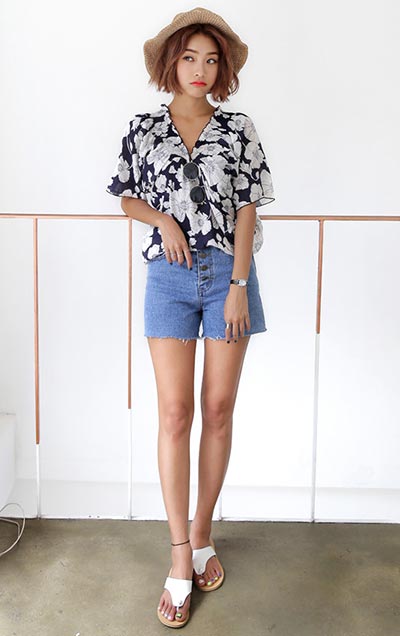 ยีนส์ขาสั้น ยีนส์ขาสั้น