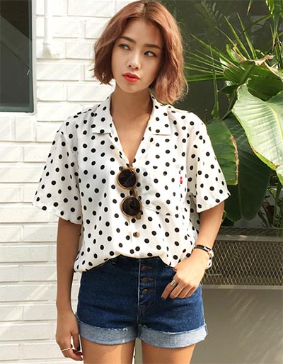 ยีนส์ขาสั้น ยีนส์ขาสั้น