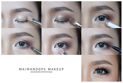 แต่งหน้าโทนน้ำตาล แต่งหน้าโทนน้ำตาล