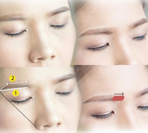 วิธีเขียนคิ้ว วิธีเขียนคิ้ว