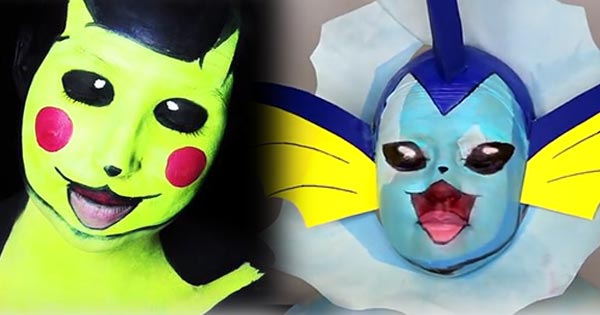 แต่งหน้า pokemon แต่งหน้า pokemon