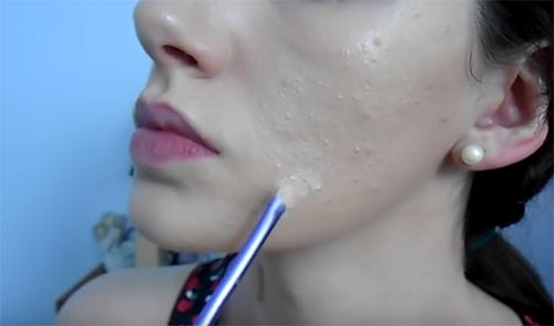 วิธีแต่งหน้าปิดสิว วิธีแต่งหน้าปิดสิว