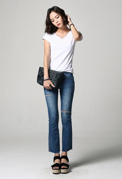 แฟชั่นเสื้อยืดคอวี แฟชั่นเสื้อยืดคอวี