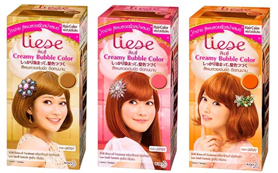 โฟมเปลี่ยนสีผมสีสว่าง โฟมเปลี่ยนสีผมสีสว่าง