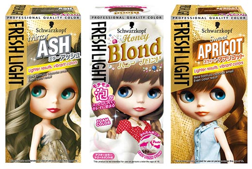 โฟมเปลี่ยนสีผมสีสว่าง โฟมเปลี่ยนสีผมสีสว่าง