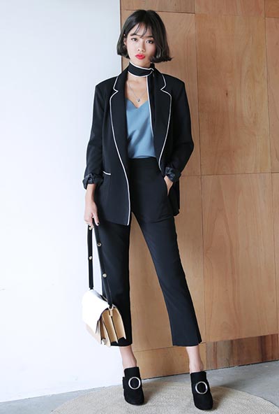 ชุดทํางานผู้หญิง กางเกง ชุดทํางานผู้หญิง กางเกง