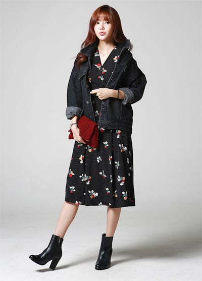 เดรส แจ็คเก็ตยีนส์ เดรส แจ็คเก็ตยีนส์