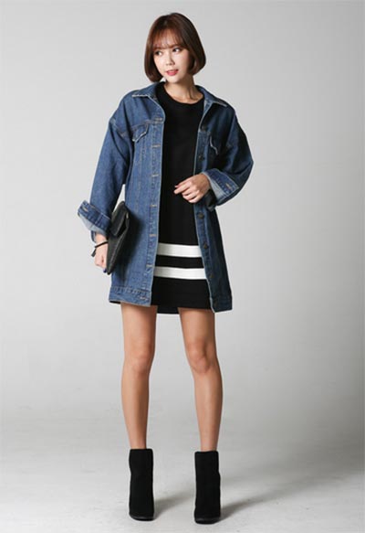 เดรส แจ็คเก็ตยีนส์ เดรส แจ็คเก็ตยีนส์