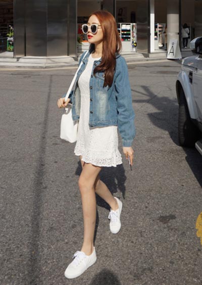 เดรส แจ็คเก็ตยีนส์ เดรส แจ็คเก็ตยีนส์