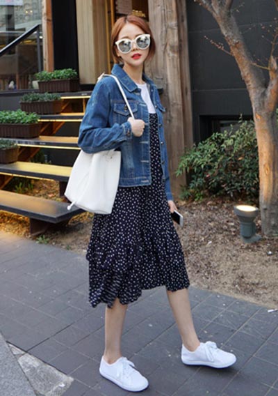 เดรส แจ็คเก็ตยีนส์ เดรส แจ็คเก็ตยีนส์