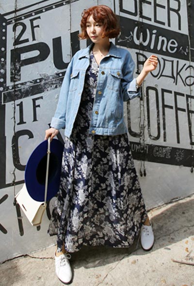 เดรส แจ็คเก็ตยีนส์ เดรส แจ็คเก็ตยีนส์