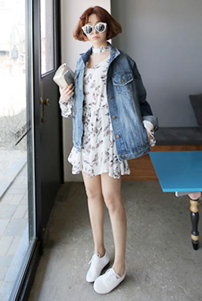 เดรส แจ็คเก็ตยีนส์ เดรส แจ็คเก็ตยีนส์