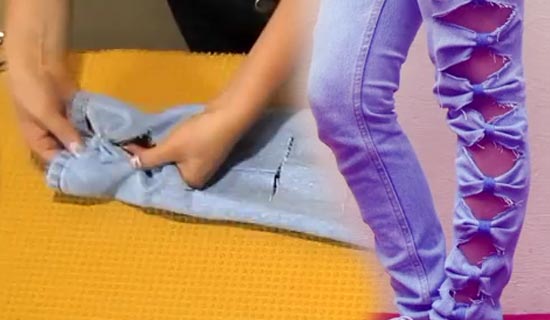 วิธีทำกางเกงยีนส์ขาด ๆ วิธีทำกางเกงยีนส์ขาด ๆ