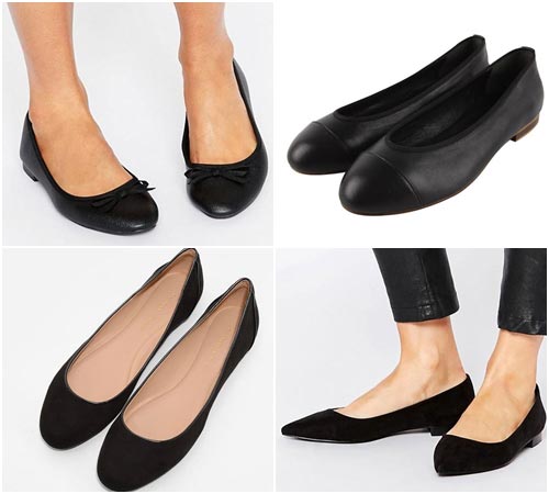 รองเท้าสีดำแบบสุภาพ รองเท้าสีดำแบบสุภาพ