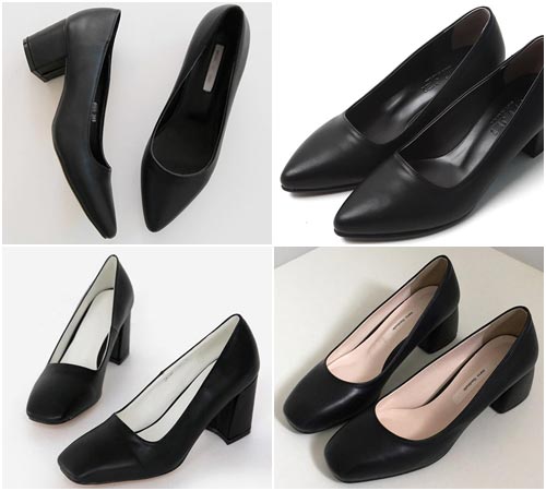 รองเท้าสีดำแบบสุภาพ รองเท้าสีดำแบบสุภาพ