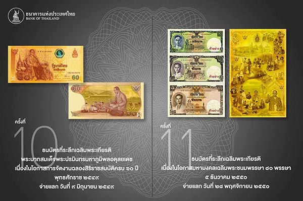ธนบัตรที่ระลึก ธนบัตรที่ระลึก