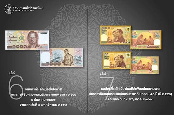 ธนบัตรที่ระลึก ธนบัตรที่ระลึก