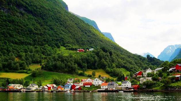 หมู่บ้าน Undredal นอร์เวย์ หมู่บ้าน Undredal นอร์เวย์