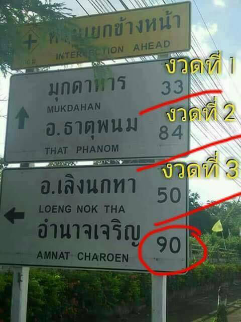 ฮือฮา ! ป้ายบอกทางใบ้หวยแม่น 3 งวดติด รอลุ้นอีก 1 งวด ฮือฮา ! ป้ายบอกทางใบ้หวยแม่น 3 งวดติด รอลุ้นอีก 1 งวด