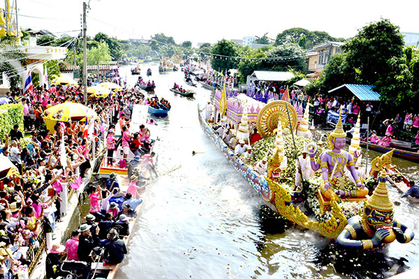 ประเพณีรับบัว 2559 ประเพณีรับบัว 2559