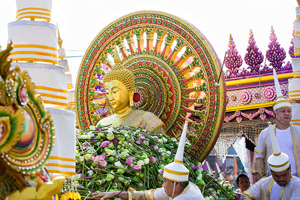 ประเพณีรับบัว 2559 ประเพณีรับบัว 2559