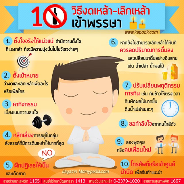 งดเหล้าเข้าพรรษา งดเหล้าเข้าพรรษา