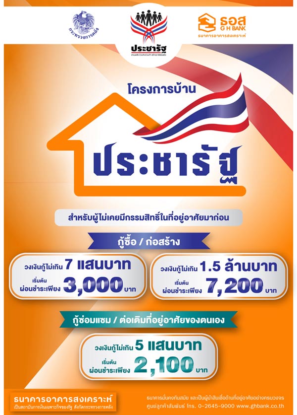 บ้านประชารัฐ ธอส บ้านประชารัฐ ธอส