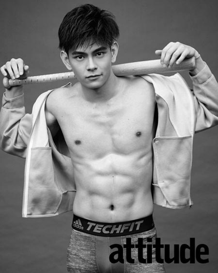 เอี๊ยง สิทธา ปกนิตยสาร Attitude เอี๊ยง สิทธา ปกนิตยสาร Attitude