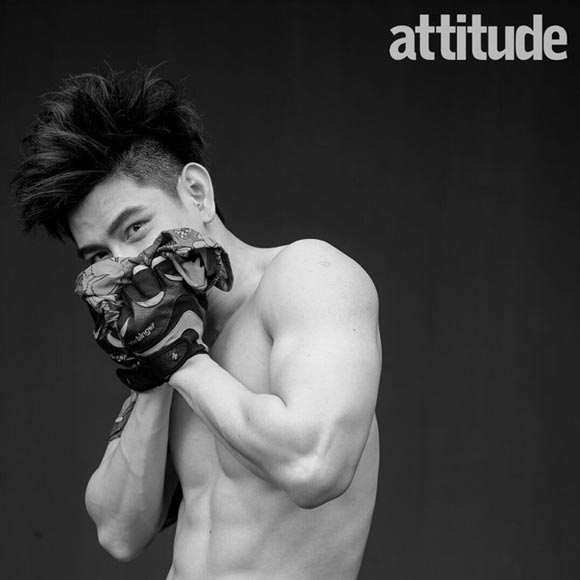 เอี๊ยง สิทธา ปกนิตยสาร Attitude เอี๊ยง สิทธา ปกนิตยสาร Attitude