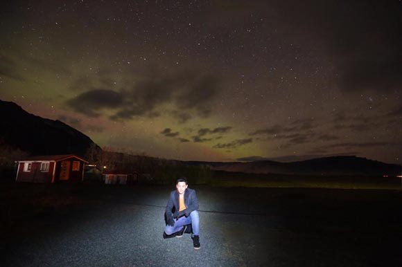 ฟลุค นาตาลี ออกทริปล่าแสงเหนือ ฟลุค นาตาลี ออกทริปล่าแสงเหนือ