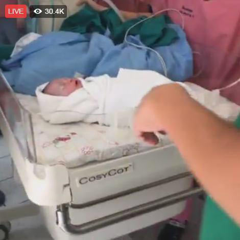 จูน กษมา คลอดน้องออเกรซ จูน กษมา คลอดน้องออเกรซ