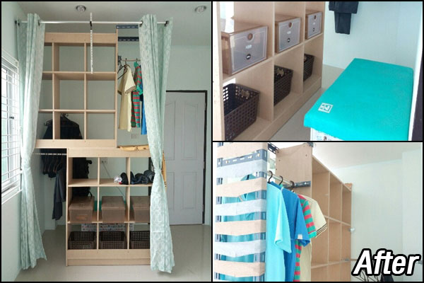 Walk-in Closet ทำเอง Walk-in Closet ทำเอง