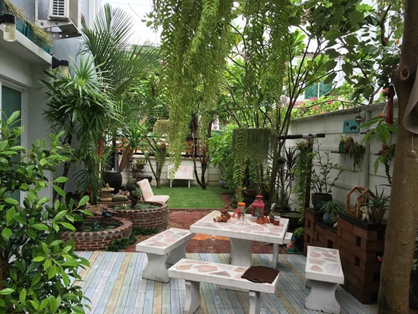 จัดสวนหลังบ้าน จัดสวนหลังบ้าน