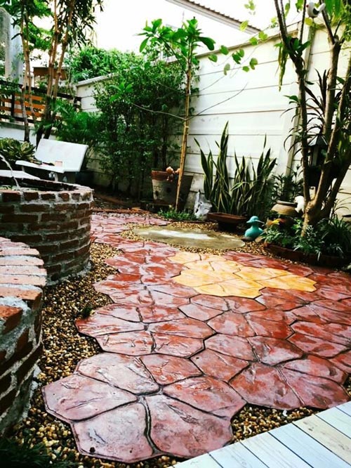 จัดสวนหลังบ้าน จัดสวนหลังบ้าน